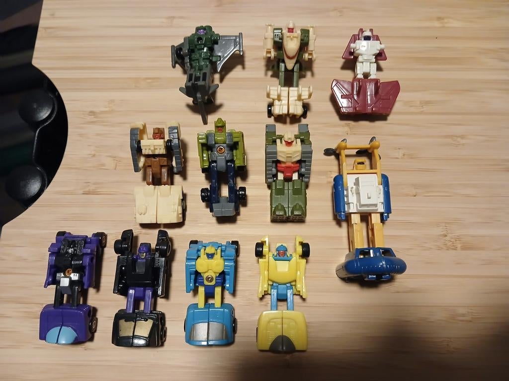 vintage Transformers G1 Micromasters actiefiguren uit 1990, Overige generaties, Ophalen of Verzenden, Gebruikt