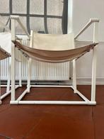 Vintage design stoelen - 2 loungechairs Radboud van Beekum, Ophalen, Gebruikt, Wit, Twee