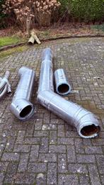 Metaloterm rookkanaal dubbelwandig - compleet pakket, Ophalen, Gebruikt, Minder dan 30 cm, Kachel