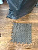 Vloer voor onder fitness apparaat rubber zwart, Sport en Fitness, Fitnessmaterialen, Ophalen, Zo goed als nieuw, Overige typen