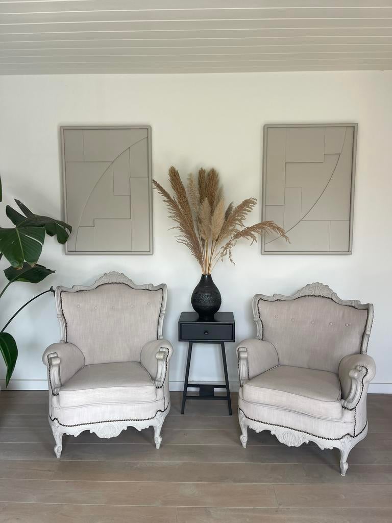 Mooie klassieke zitstoelen, Huis en Inrichting, Fauteuils, Ophalen, Zo goed als nieuw, 75 tot 100 cm, 50 tot 75 cm