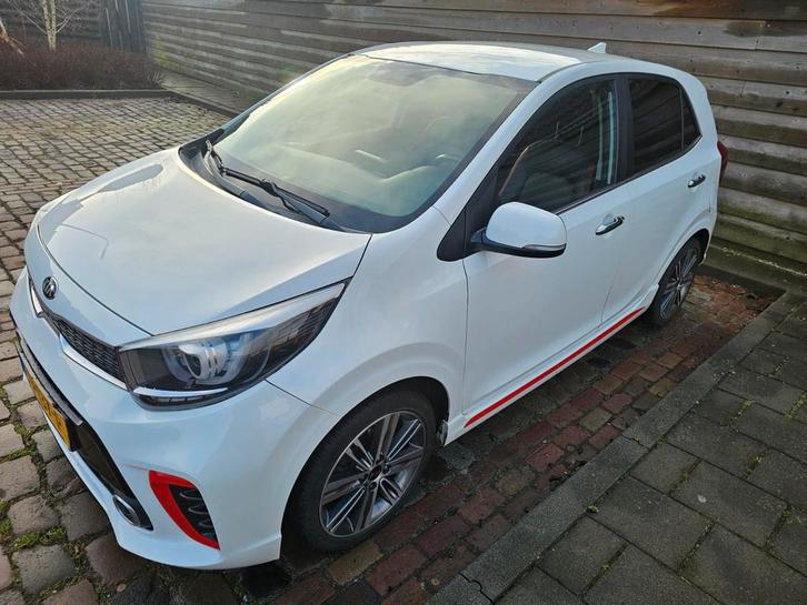 Kia Picanto 1.0 T-gdi 99 PK 5D 2018 Wit, Auto's, Kia, Particulier, Picanto, ABS, Achteruitrijcamera, Airbags, Airconditioning