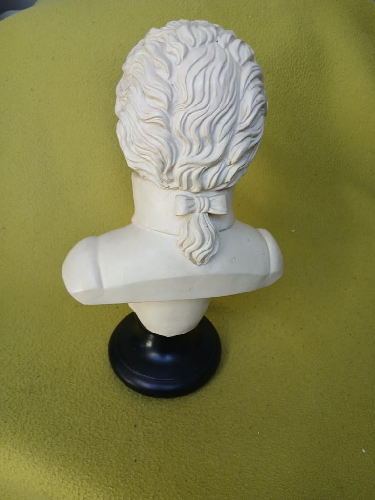 Buste van Mozart in kunststof, Antiek en Kunst, Ophalen of Verzenden