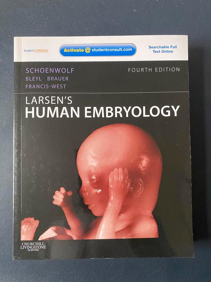 Larsen's Human Embryology - Vierde Editie, Boeken, Studieboeken en Cursussen, Gelezen, WO, Beta, Ophalen