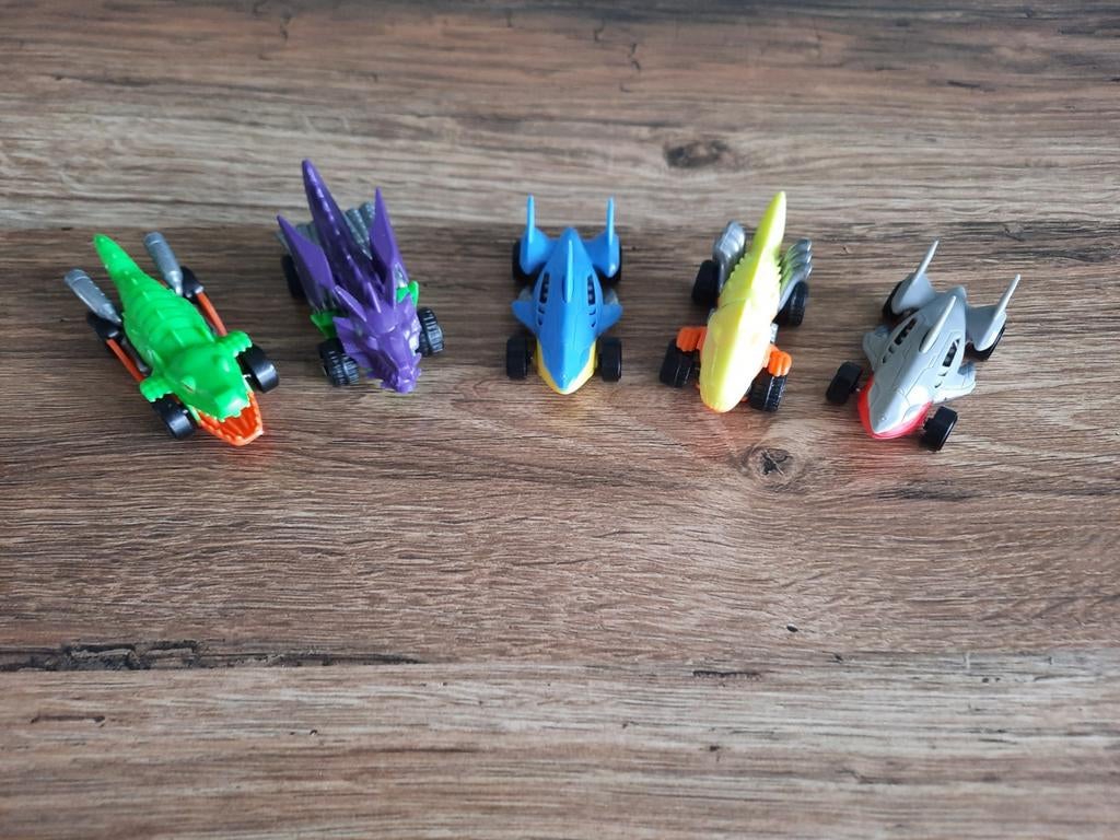 5x auto'svan Teamsterz Beast machines, draak ,krokodil, ect, Ophalen of Verzenden