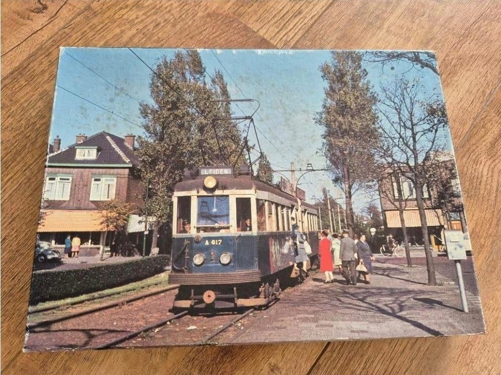 Oude puzzel NZH Blauwe Tram OV Leidschendam, Verzamelen, Ophalen of Verzenden, Gebruikt, Tram, Overige typen