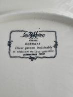 Obernai Sarreguemines Frans Volkskunst Porseleinen Bord, Antiek en Kunst, Ophalen of Verzenden