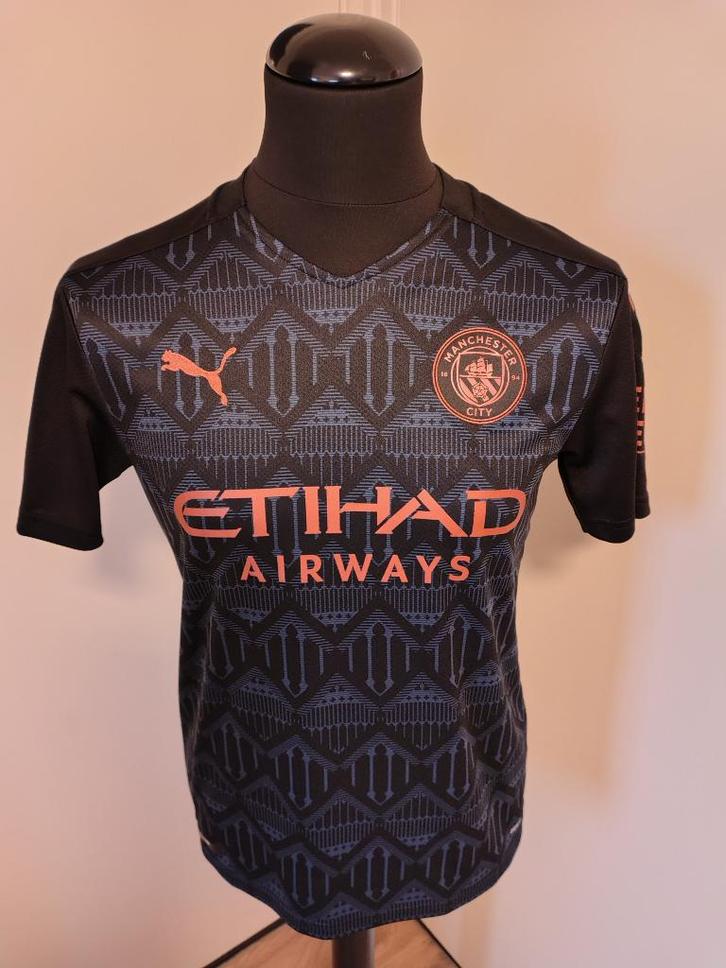 Manchester City Uit Voetbalshirt 21/22, Sport en Fitness, Voetbal, Zo goed als nieuw, Shirt, Maat S, Ophalen of Verzenden