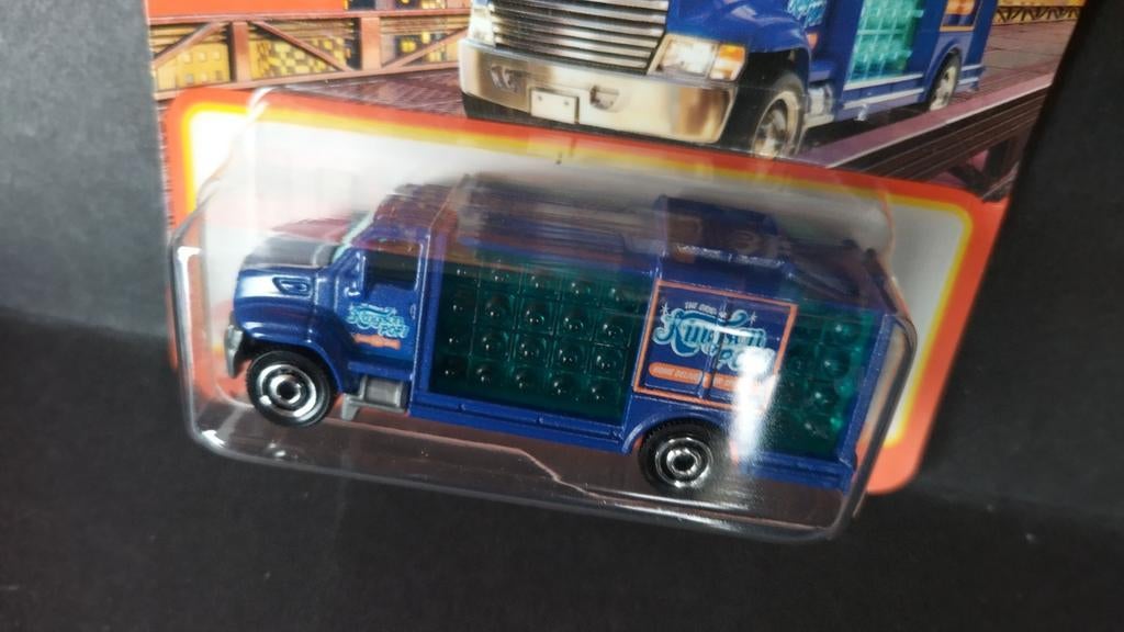 International Truck aqua 3inch Matchbox Pol, Verzenden, Nieuw, Matchbox@mattel.com, Bus of Vrachtwagen