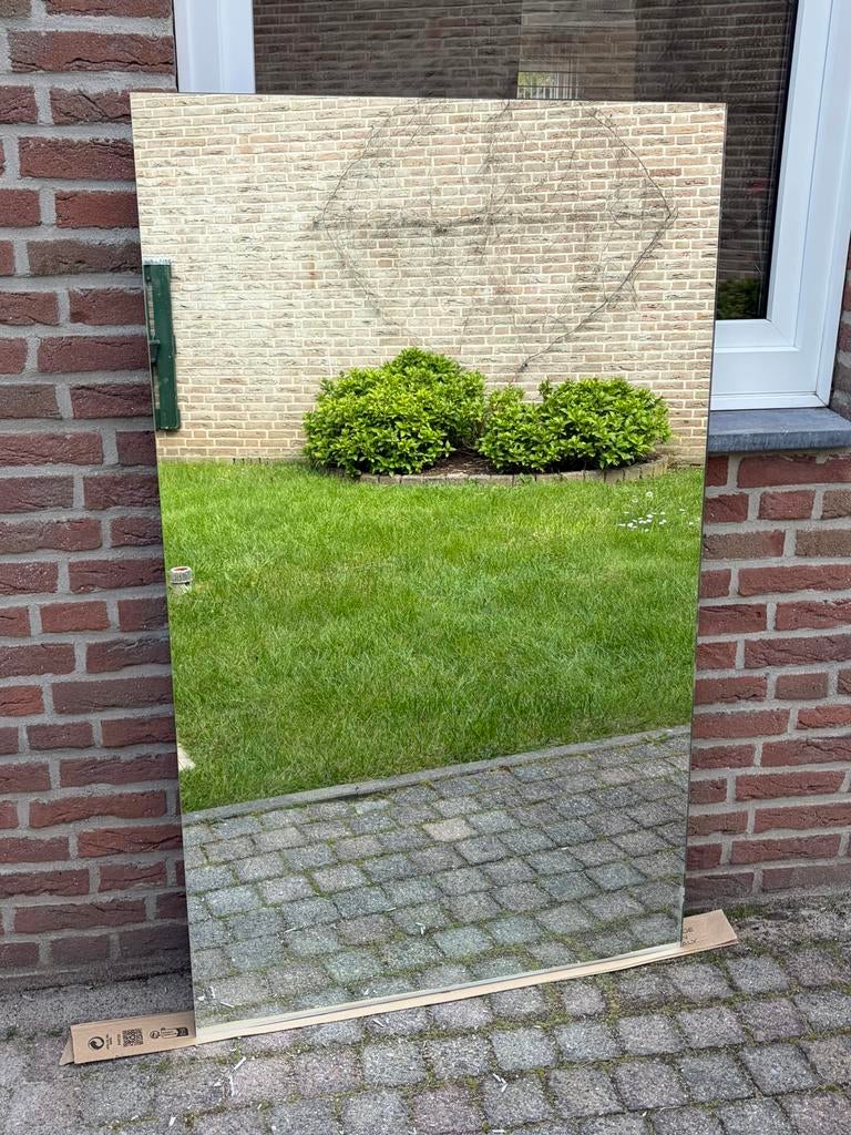 Spiegel, Huis en Inrichting, Woonaccessoires | Spiegels, Ophalen of Verzenden, Zo goed als nieuw, Rechthoekig