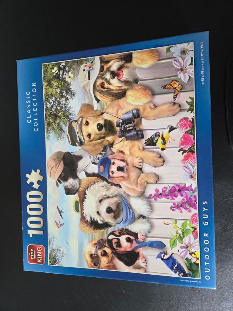 King puzzel 1000 stukjes, Ophalen of Verzenden, Meer dan 50 stukjes, Zo goed als nieuw, 6 jaar of ouder