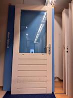 Hardhouten achterdeur, Gebruikt, 80 tot 100 cm, Niet ingevuld, Buitendeur