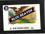 Blue Heaven   etiket, Ophalen of Verzenden, Gebruikt, Sigarenbandjes