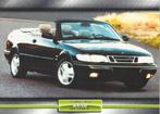 Ma407 foto saab 900 cabrio -- ( afmeting 28 cm x 20 cm ) -, Ophalen of Verzenden, 1980 tot heden, Zo goed als nieuw, Overige onderwerpen