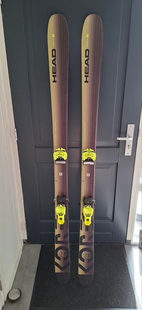 Head Kore 93 maat 191 met Tyrolia 14 bindingen als nieuw, Ophalen, 180 cm of meer, Zo goed als nieuw, Skiën