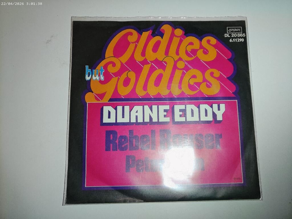 Duane Eddy - Rebel Rouser / Peter Gunn ( Oldies ), Cd's en Dvd's, Vinyl Singles, 7 inch, Single, Zo goed als nieuw, Pop