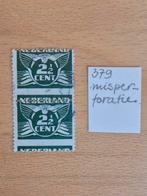 Misperforatie Nederland 1941 vliegende duif, Postzegels en Munten, Ophalen of Verzenden, Na 1940, Gestempeld