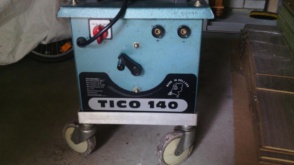 Professionele TICO 140 Lastrafo 230/380V - Made in Holland, Ophalen of Verzenden, Gebruikt, Elektroden