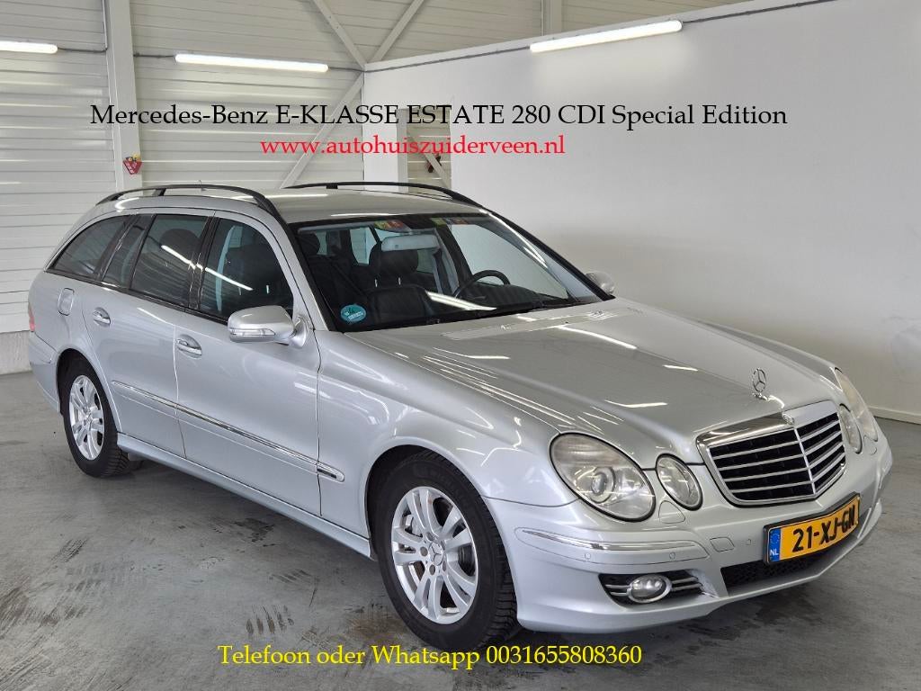 MERCEDES E-Klasse 3.0 CDI E280 SEDAN AUT Special Edition, Auto's, Mercedes-Benz, Automaat, Gebruikt, Zwart, 2987 cc