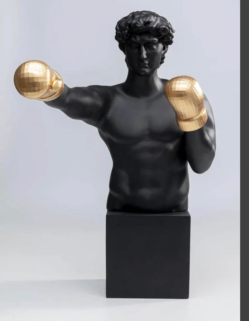 Kare design Balboa beeld 40cm, Ophalen, Nieuw, Zwart