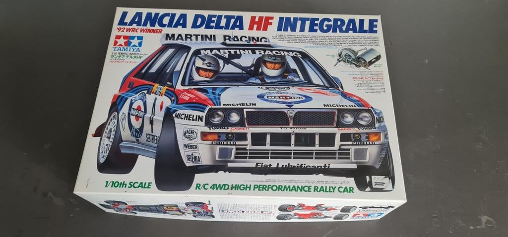 Tamiya Lancia Delta HF Integrale 1:10 TA-01 NIB #58117, Overige merken, Auto, Groter dan 1:32, Nieuw