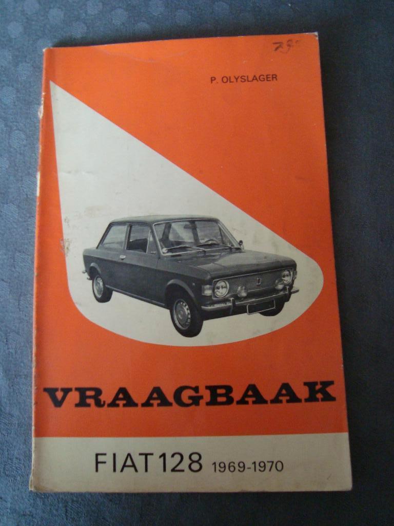 Vraagbaak fiat 128 / 1969-1970, Ophalen of Verzenden