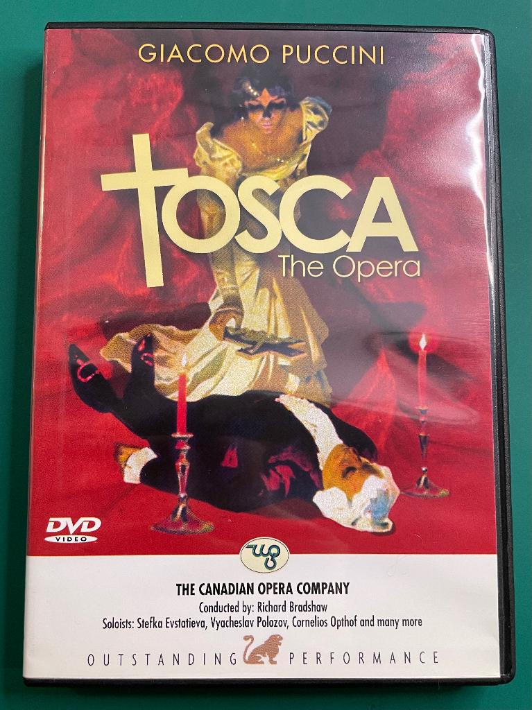 Tosca the Opera - Giacomo Puccini. DVD., Cd's en Dvd's, Alle leeftijden, Ophalen of Verzenden, Zo goed als nieuw, Muziek en Concerten