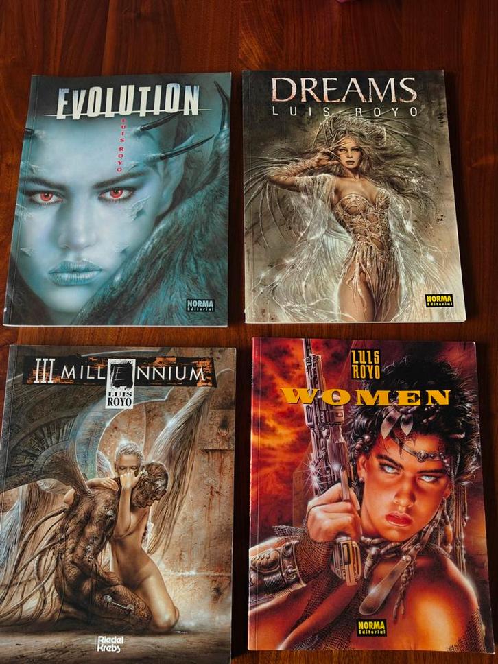 Luis Royo Illustratie Boeken: Dreams, Millennium,, Boeken, Overige Boeken, Ophalen of Verzenden