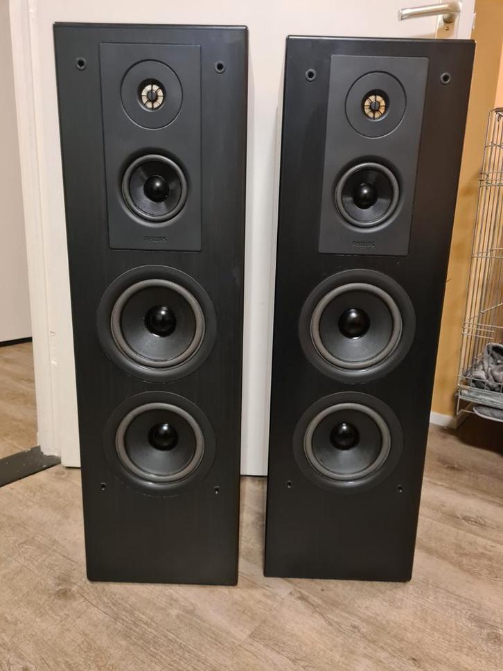 Philips FB 850, Audio, Tv en Foto, Luidsprekers, Zo goed als nieuw, Front, Rear of Stereo speakers, 120 watt of meer, Philips