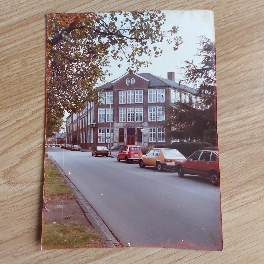Oude foto  van Enschede, Antiek en Kunst, Curiosa en Brocante, Ophalen of Verzenden