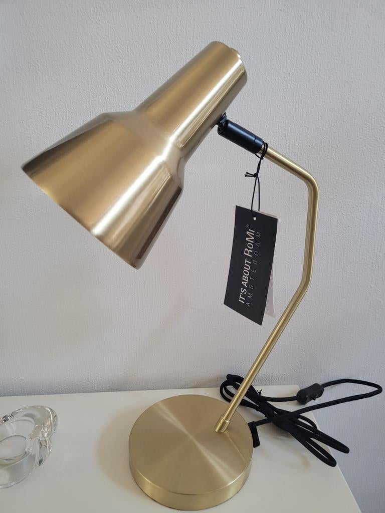 it's about romi tafellamp Goud 35x16x44 cm, Overige materialen, Nieuw, Ophalen of Verzenden, Modern