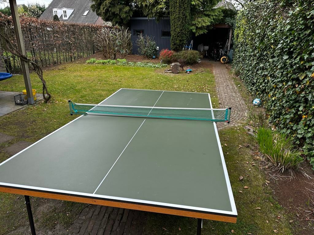 Heemskerk Rol '82 Tafeltennistafel, Sport en Fitness, Tafeltennis, Ophalen, Gebruikt, Tafel Indoor, Inklapbaar