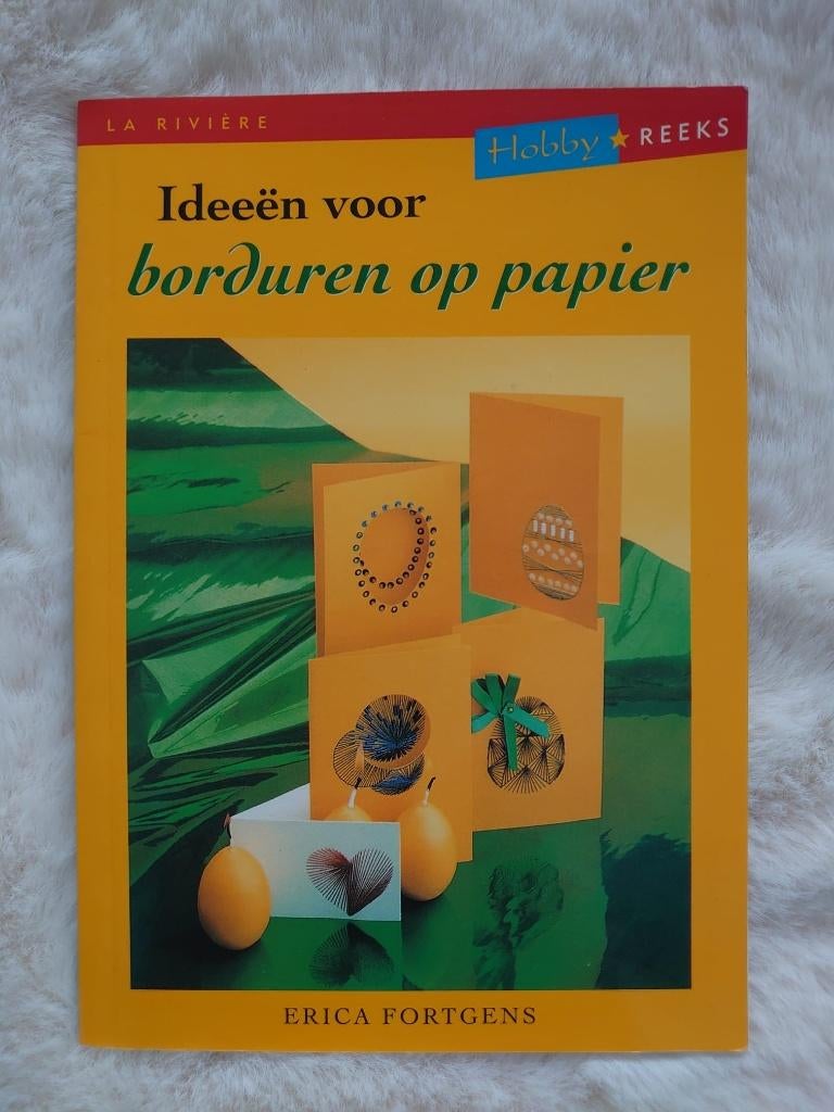 Borduren op papier - Erica Fortgens, Verzenden, Zo goed als nieuw