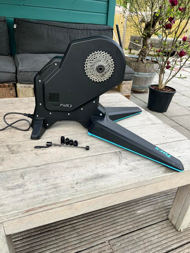 Tacx Flux 2 Smart trainer met SRAM cassette, Ophalen, Gebruikt, Overige typen