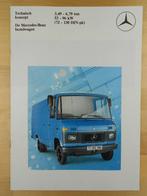 Mercedes 407 409 508 608 613 Brochure 1982 - 407D 508D 608D, Zo goed als nieuw, Mercedes-Benz, Mercedes, Ophalen of Verzenden