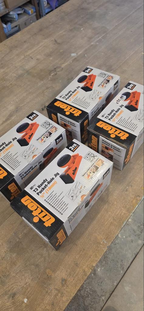 Triton T3 Handy Pocket-Hole Jig, Doe-het-zelf en Verbouw, Ophalen of Verzenden, Nieuw