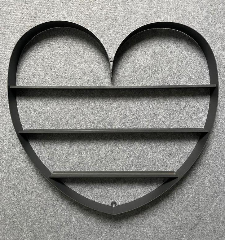 Metalen hart wandrek 80cm, Ophalen, Zo goed als nieuw