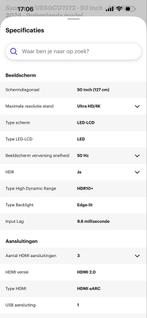 Samsung 50" 4K LED Smart TV, 50 Hz, Ophalen of Verzenden, Samsung, 100 cm of meer