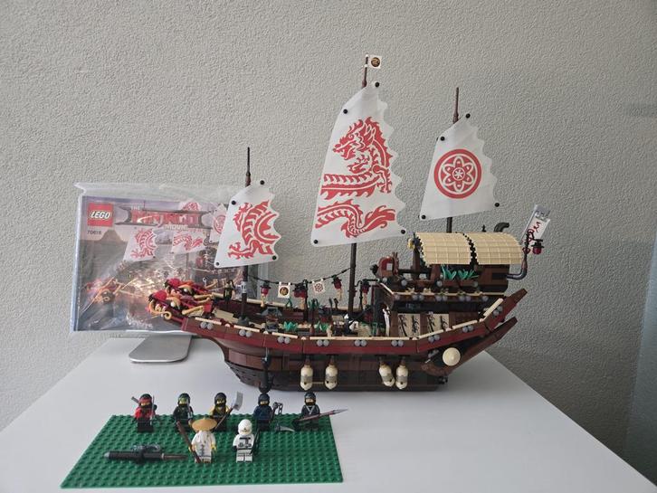 Lego 70618 Ninjago Movie Destiny's Bounty, Kinderen en Baby's, Speelgoed | Duplo en Lego, Zo goed als nieuw, Lego, Complete set