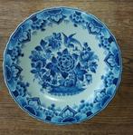 Delfts Blauw Schotel met Vogel en Bloemenpatroon, Antiek en Kunst, Ophalen of Verzenden