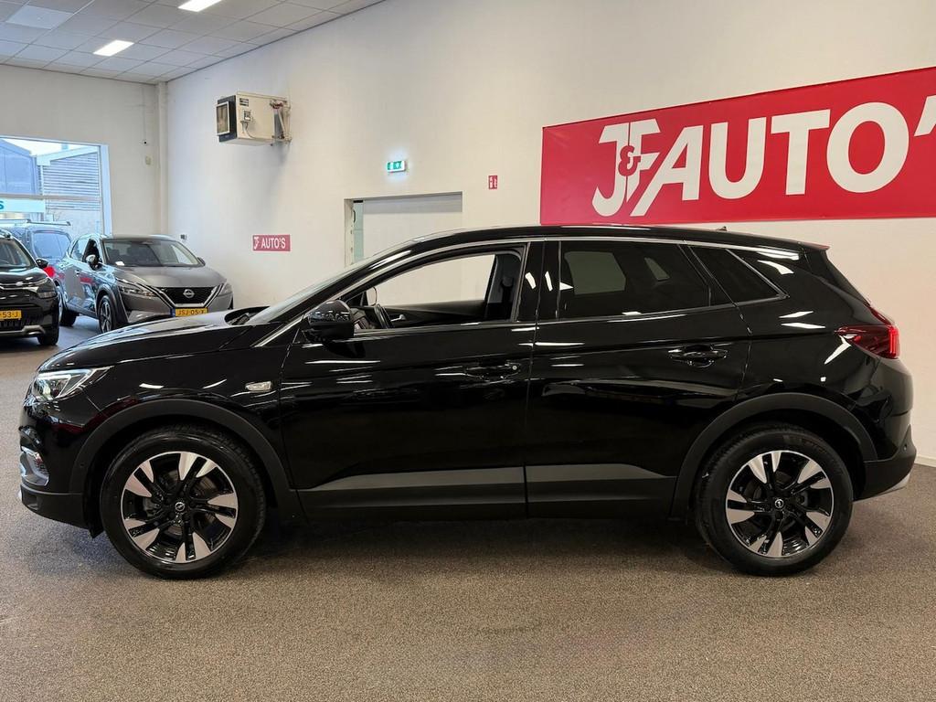 Opel Grandland x 1.2 Turbo ECC AIRCO, CAR-PLAY, CRUISE, 18'', Auto's, Opel, Gebruikt, Zwart, 1199 cc, Zwart