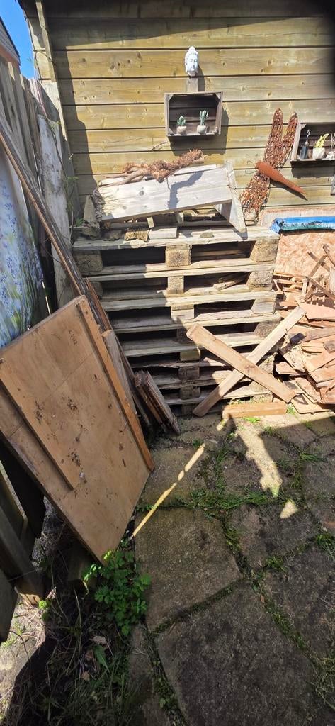 Sloophout brandhout pallets, Tuin en Terras, Haardhout, Minder dan 3 m³, Ophalen