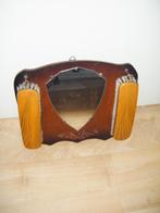 Oude hal set,spiegel,borstels,origineel vintage,garderobe, Ophalen of Verzenden