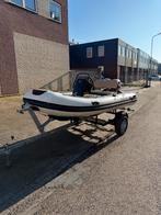 Highfield rib 360 classic gt. Yamaha 25 pk4 stroke trailer, Watersport en Boten, Rubberboten, Aluminium, Zo goed als nieuw, Benzine