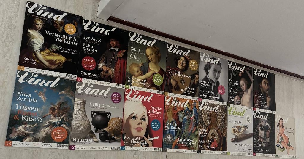 Tijdschriften: Vind – Kunst & Antiek magazines, Ophalen, Zo goed als nieuw, Overige typen