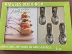 Set amuse schalen en kookboek voor feestelijke hapjes nieuw, Overige materialen, Nieuw, Ophalen of Verzenden, Schaal of Schalen