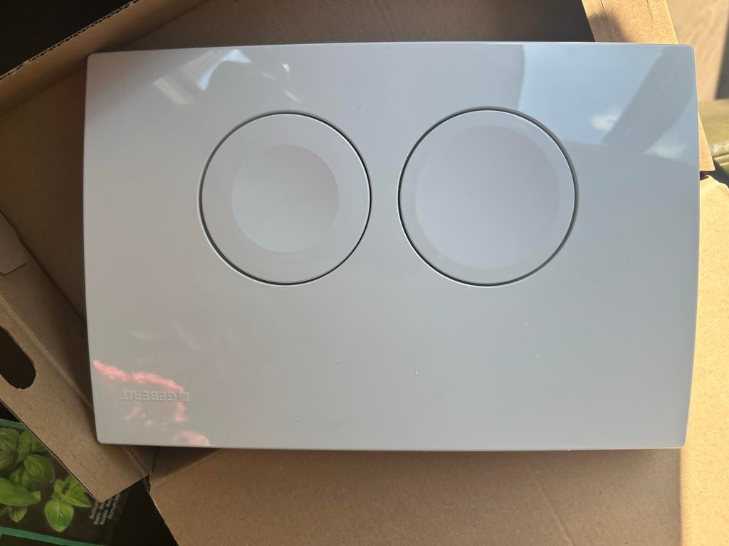 Geberit Delta 25 Drukplaat Wit (UP100) - Nieuw, Ophalen of Verzenden, Nieuw, Toilet