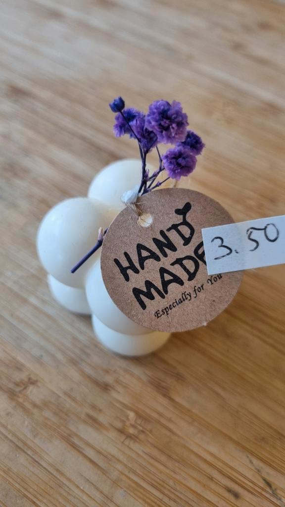 Paraffinevrije Kaars - 2x2 cm, Huis en Inrichting, Woonaccessoires | Kandelaars en Kaarsen, Nieuw, Kaars, Minder dan 25 cm, Overige materialen