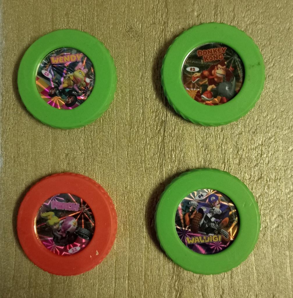 4 stuks Mario Coins, Verzamelen, Supermarktacties, Plus, Ophalen of Verzenden