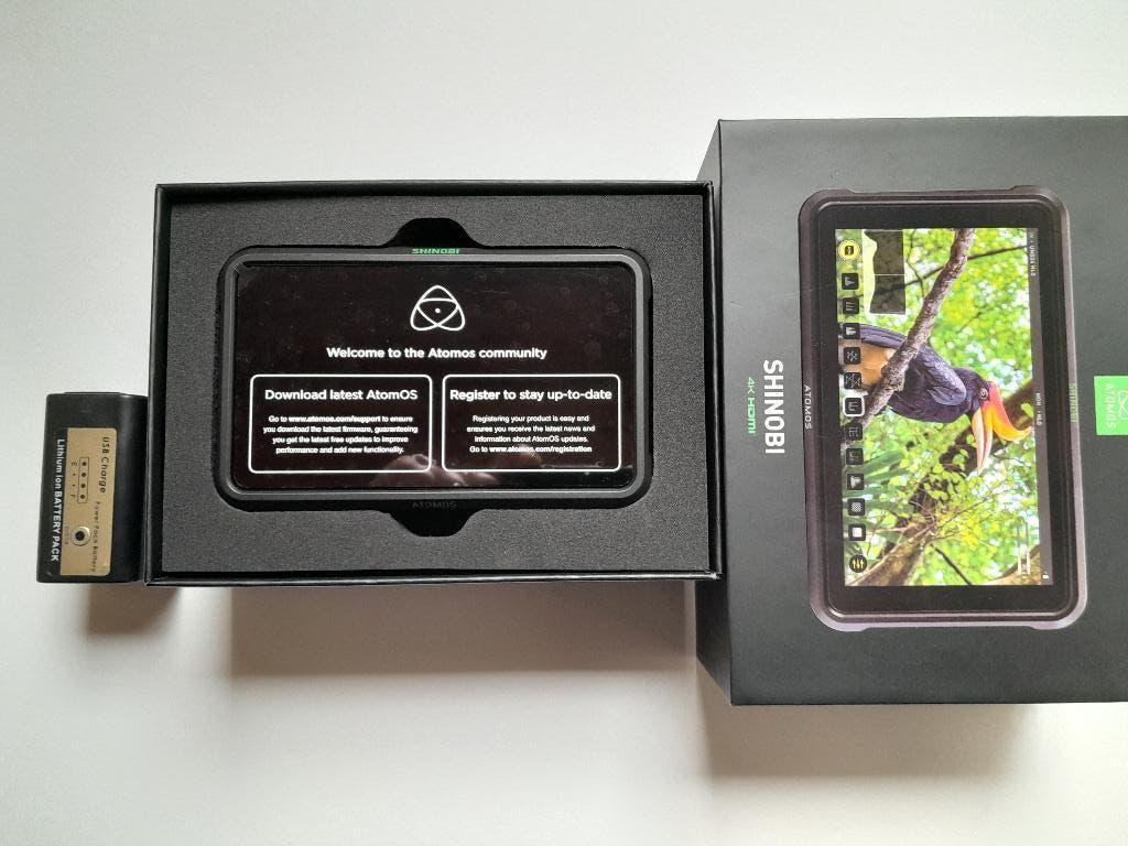 Atomos shinobi 4K absolute nieuwstaat., Audio, Tv en Foto, Professionele Audio-, Tv- en Video-apparatuur, Ophalen of Verzenden